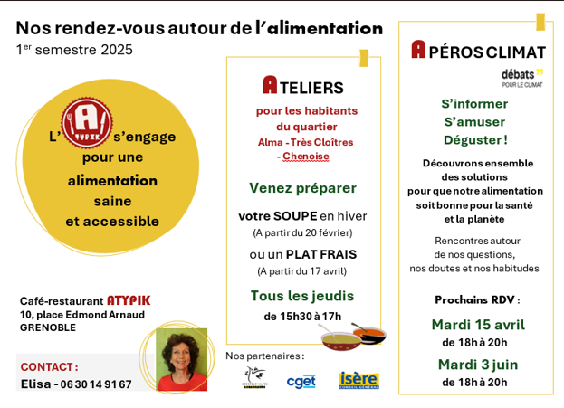 L’Atypik s’engage pour une alimentation saine et accessible !